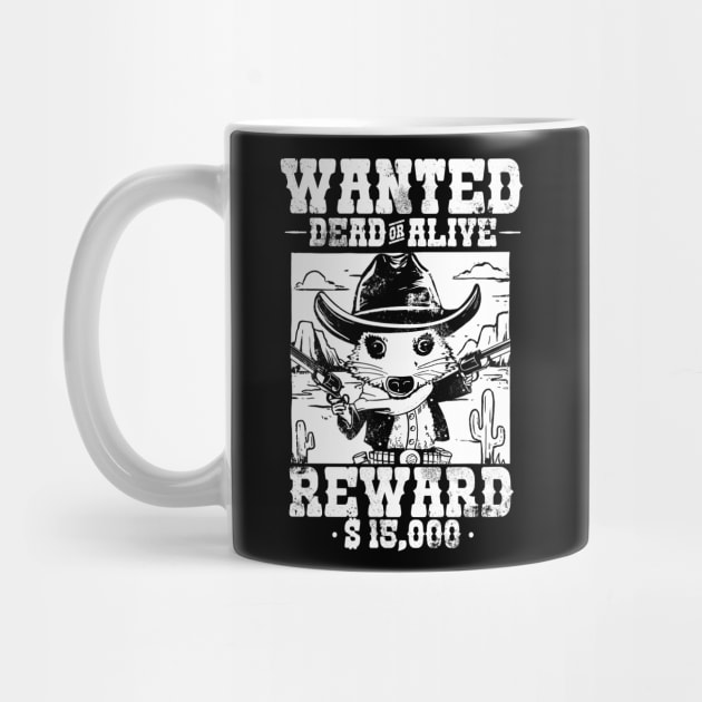 Wanted Opossum by GoshWow®